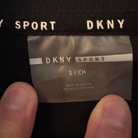 DKNY Lightwt Pullover Sweatshirt /Jacket- Front Pocket -1/4 Zip -Sz S - Picture 6 of 8